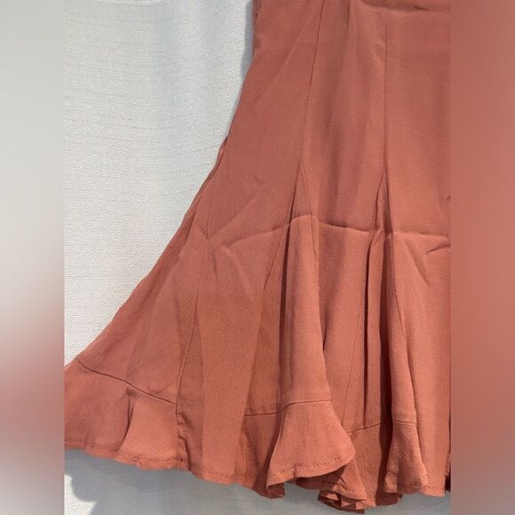 Forever 21- Rose Pink Flowy Skirt - Picture 4 of 4